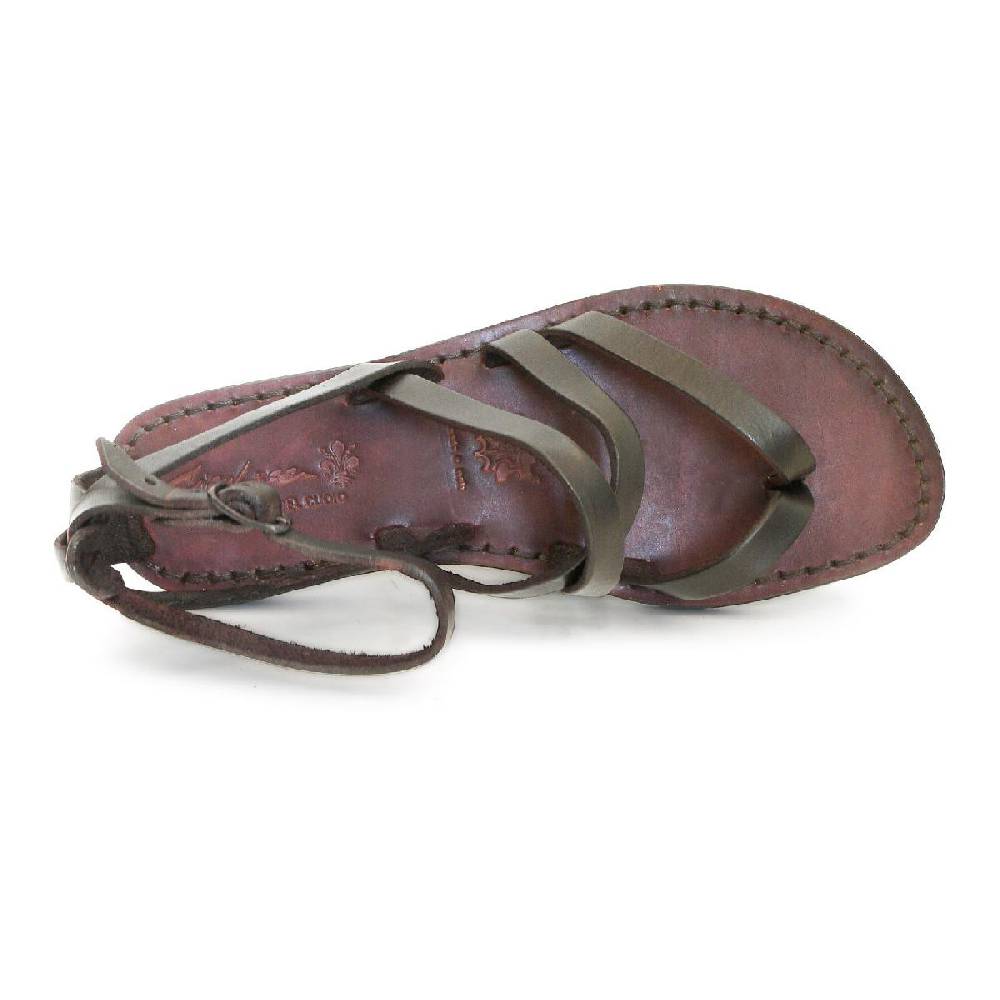 Lartigiano Del Cuoio Scarpe alla schiava artigianali in pelle marrone Negozi Online