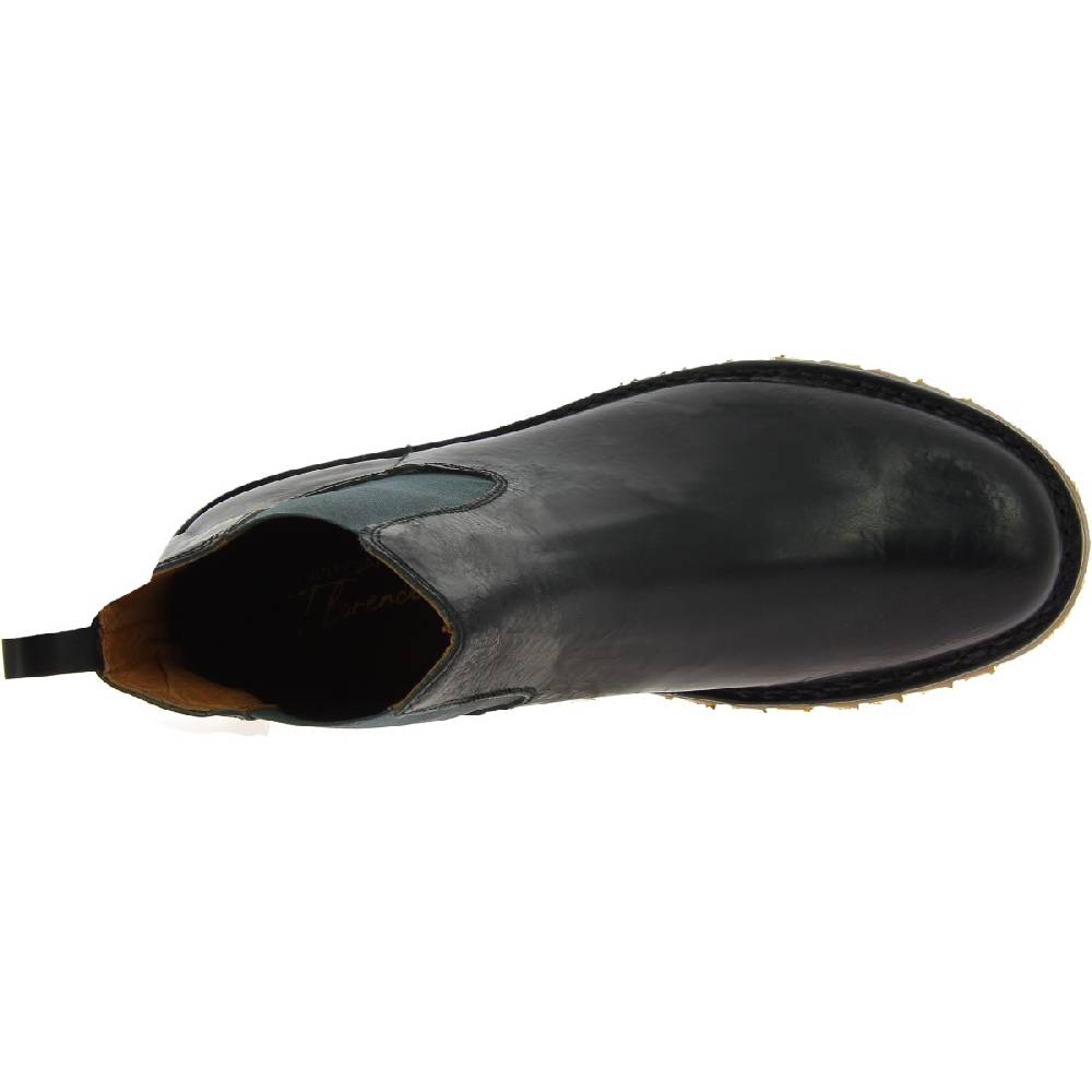 Lartigiano Del Cuoio Stivaletto beatles uomo in pelle nera e suola Vibram Novità