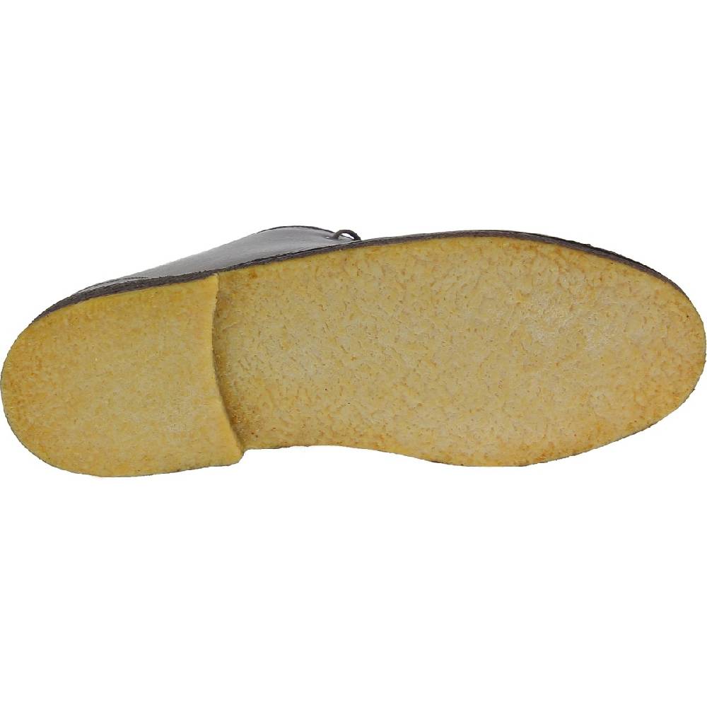 Lartigiano Del Cuoio Polacchine da uomo in pelle marrone scuro con fodera invernale Economico