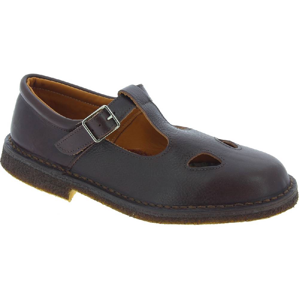 Lartigiano Del Cuoio Scarpe aperte da uomo in pelle marrone scuro fatte a mano in Italia Online
