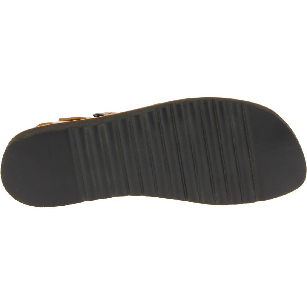 Lartigiano Del Cuoio Sandali frate uomo in pelle color cuoio fatti a mano Saldi Di Fabbrica
