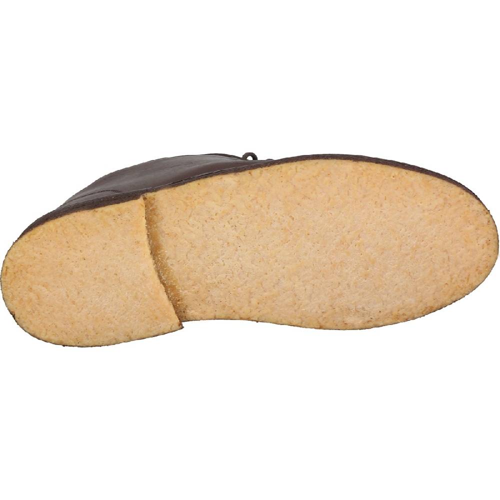 Lartigiano Del Cuoio Polacchine da donna in pelle marrone scuro con fodera invernale Offerta natalizia