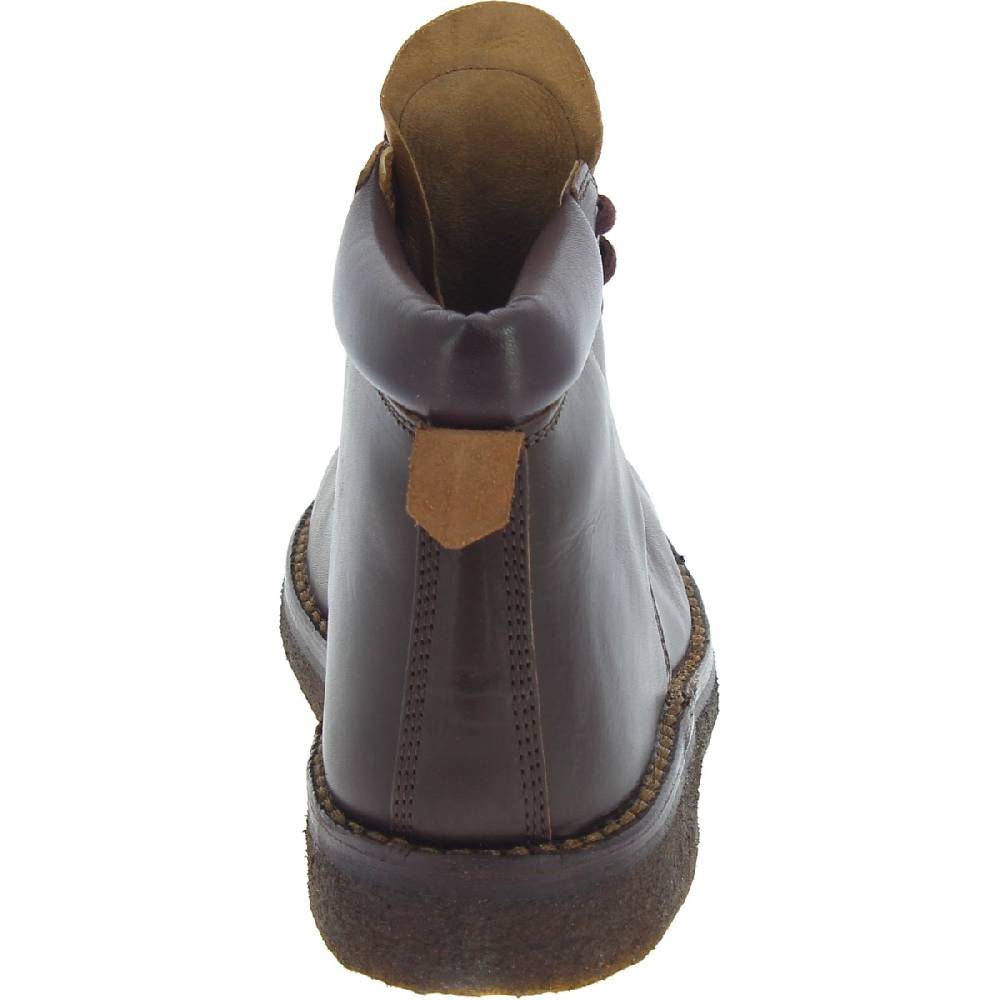 Lartigiano Del Cuoio Stivaletti uomo artigianali in pelle marrone scuro conciata al vegetale Fino Al -60%