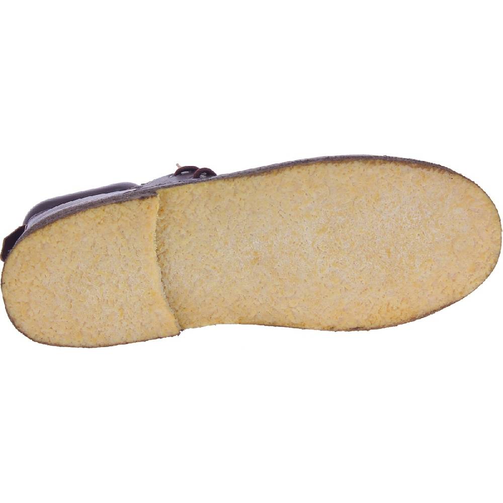 Lartigiano Del Cuoio Stivaletti uomo artigianali in pelle marrone scuro conciata al vegetale Fino Al -60%