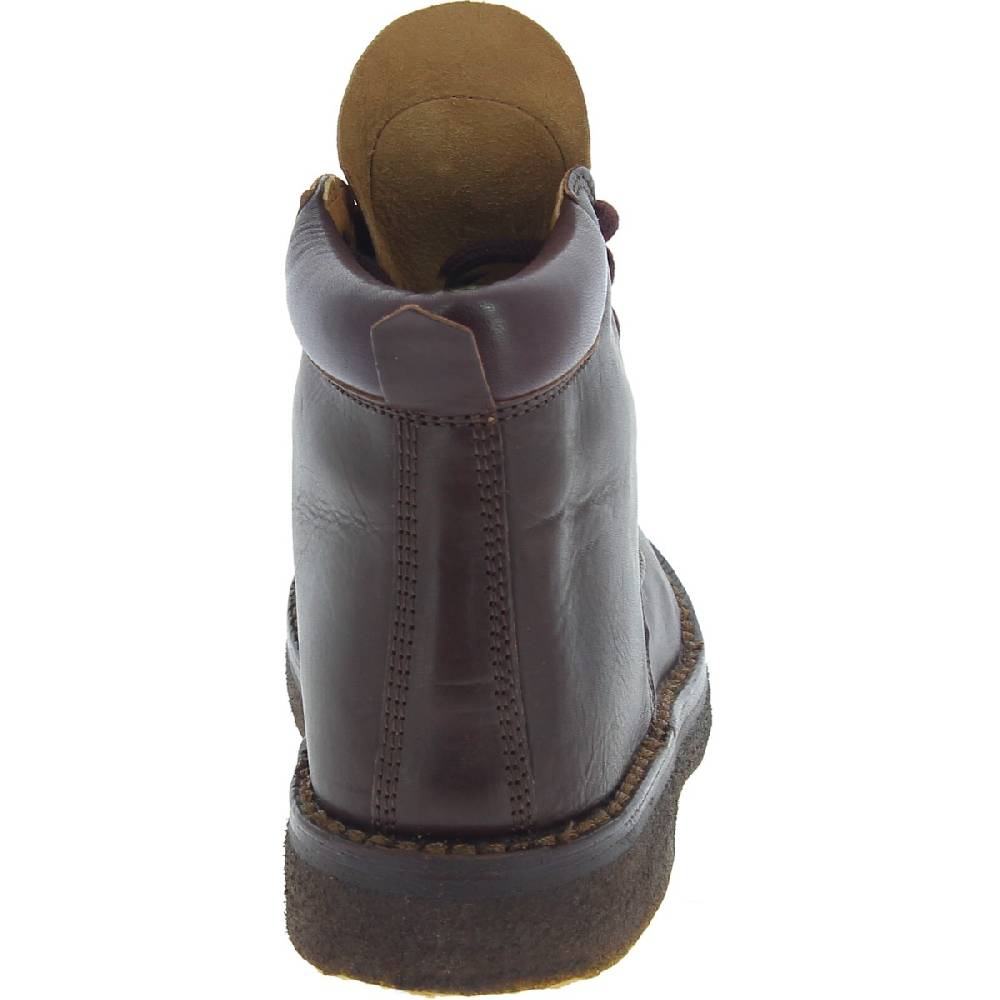 Lartigiano Del Cuoio Stivaletti donna artigianali in pelle marrone scuro conciata al vegetale Shopping Online