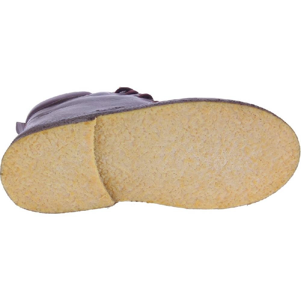 Lartigiano Del Cuoio Stivaletti donna artigianali in pelle marrone scuro conciata al vegetale Shopping Online