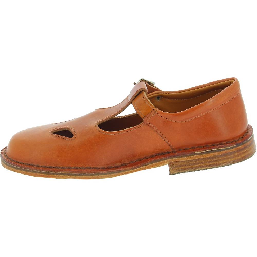 Lartigiano Del Cuoio Scarpe "occhi di bue" da donna in pelle marrone fatte a mano in Italia Prezzo Ridotto