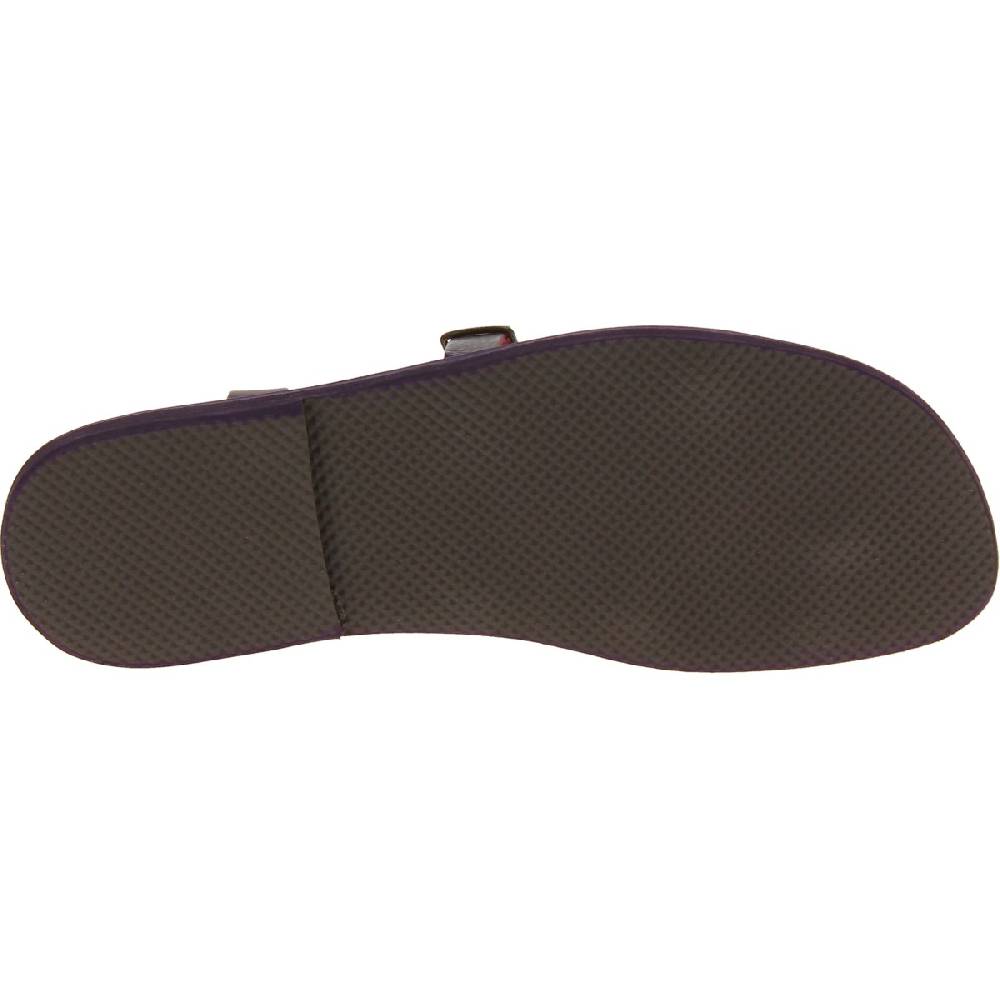Lartigiano Del Cuoio Sandali uomo in cuoio artigianali in pelle color viola Sconto