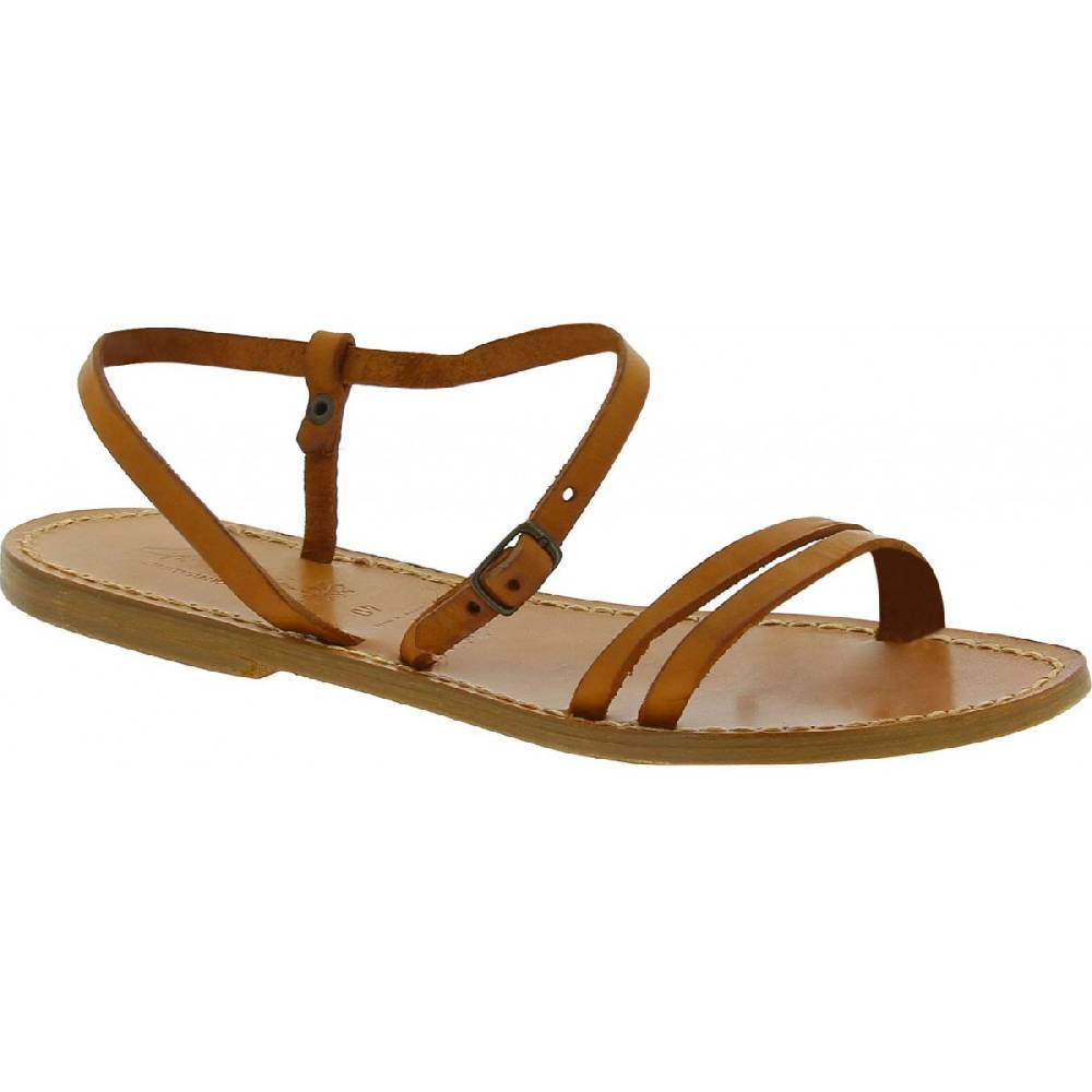 Lartigiano Del Cuoio Sandali schiava bassi da donna color cuoio