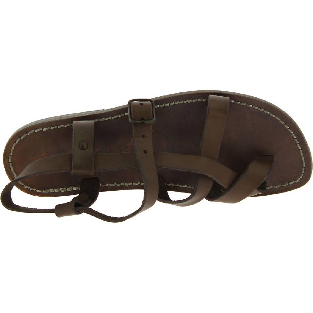 Lartigiano Del Cuoio Sandali uomo in cuoio artigianali in pelle color fango Comprane uno, ottenene uno gratis