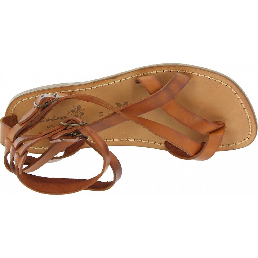 Lartigiano Del Cuoio Sandali gladiatore uomo in pelle color cuoio antico Solo un giorno rimasto