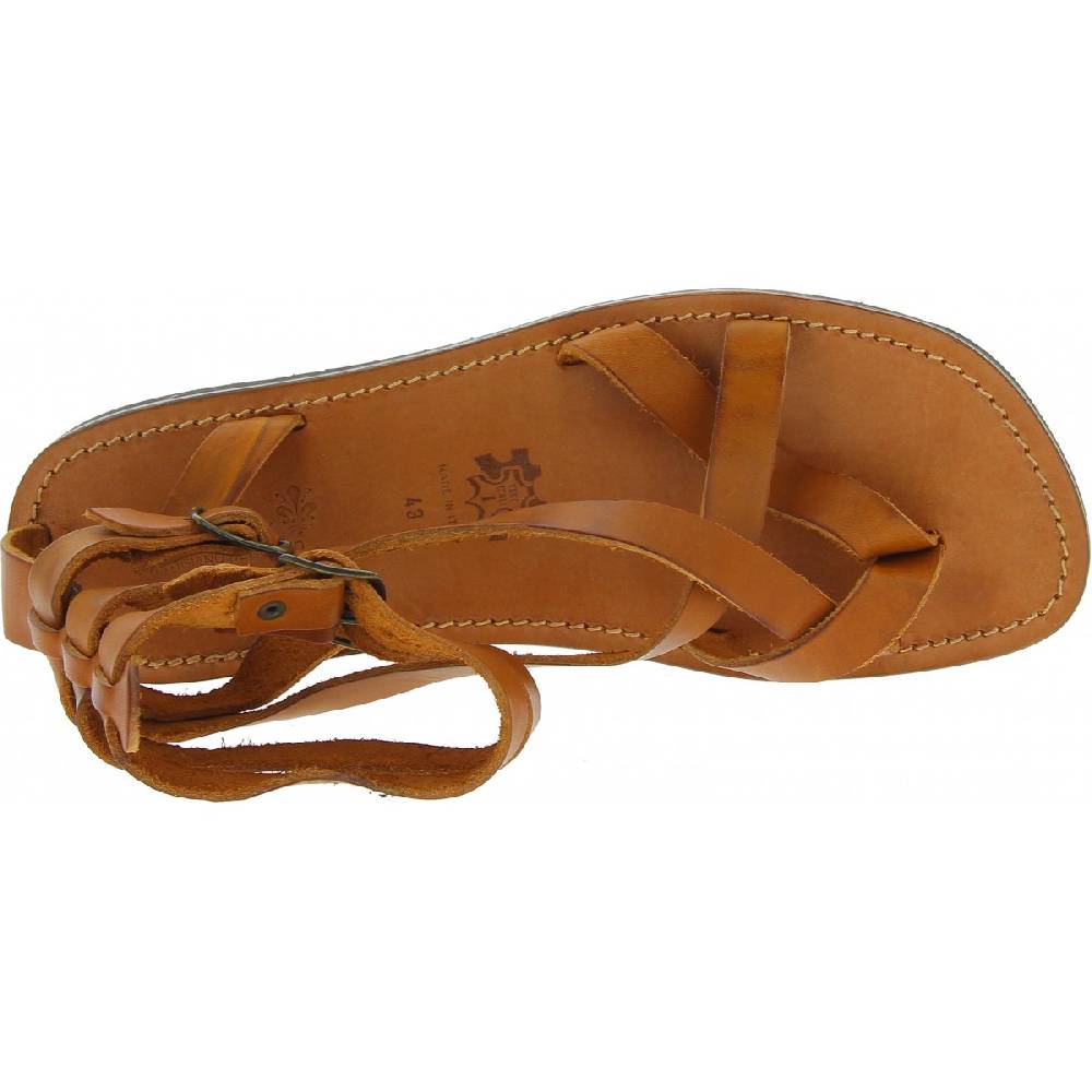 Lartigiano Del Cuoio Sandali gladiatore uomo in pelle con suola in gomma spessa Economico
