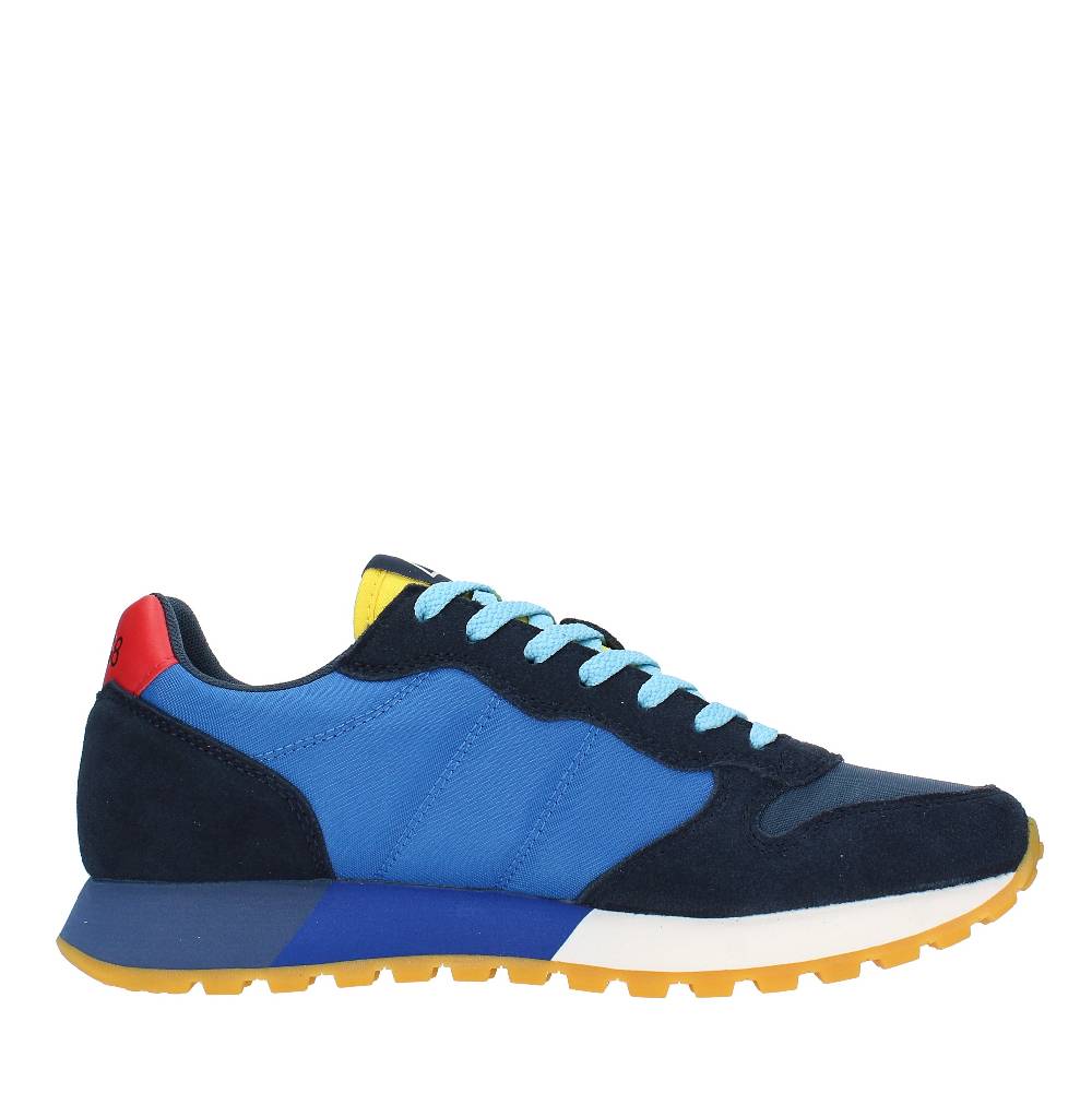 SUN68 Sneakers in pelle camoscio e tessuto Moda