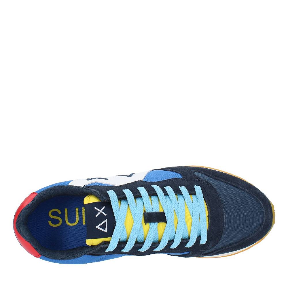 SUN68 Sneakers in pelle camoscio e tessuto Moda