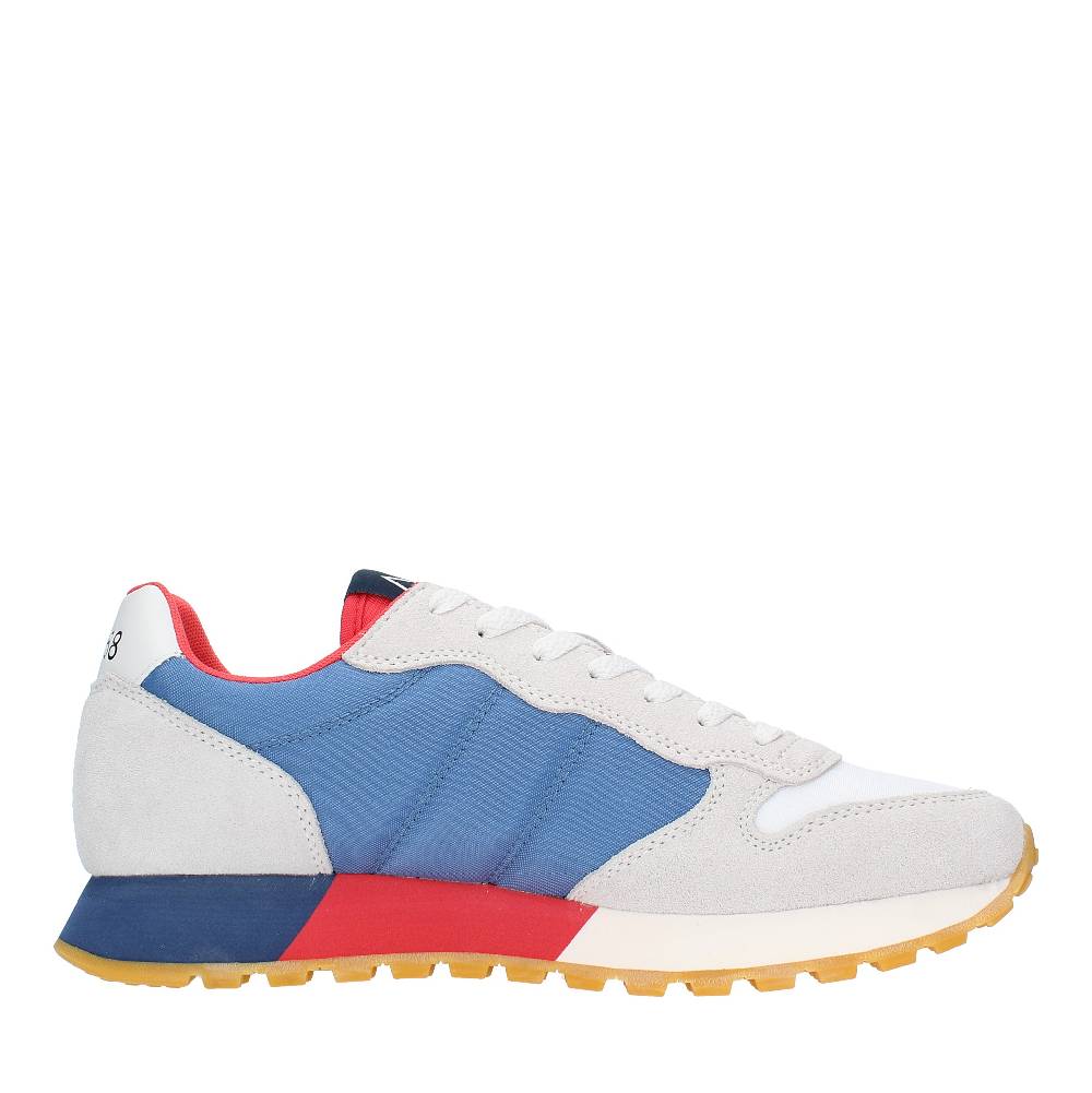 SUN68 Sneakers in pelle camoscio e tessuto 2025
