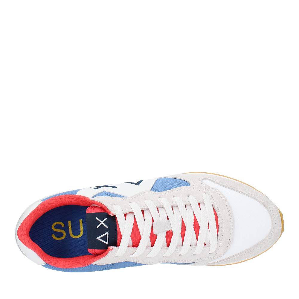 SUN68 Sneakers in pelle camoscio e tessuto 2025