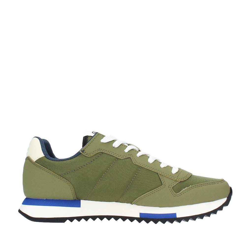 SUN68 Sneakers in pelle e tessuto 2025