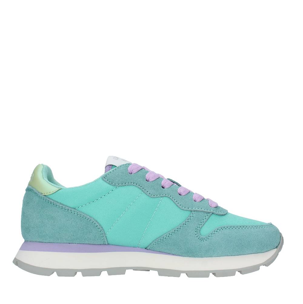 SUN68 Sneakers in camoscio e tessuto Italia