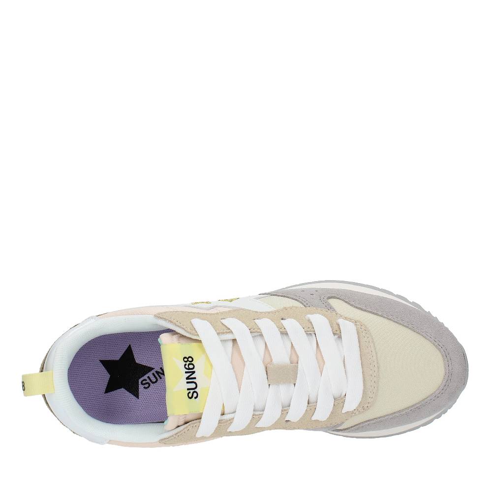 SUN68 Sneakers in pelle camoscio e tessuto Sottocosto