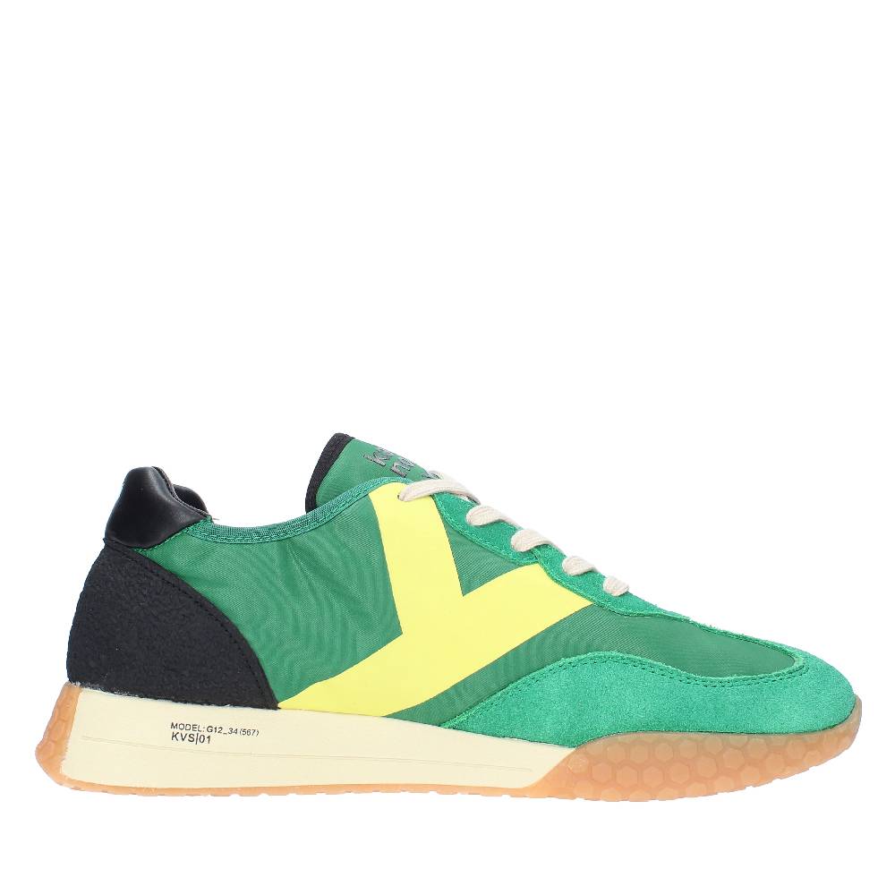 KEH NOO Sneakers in camoscio tessuto e gomma Presa