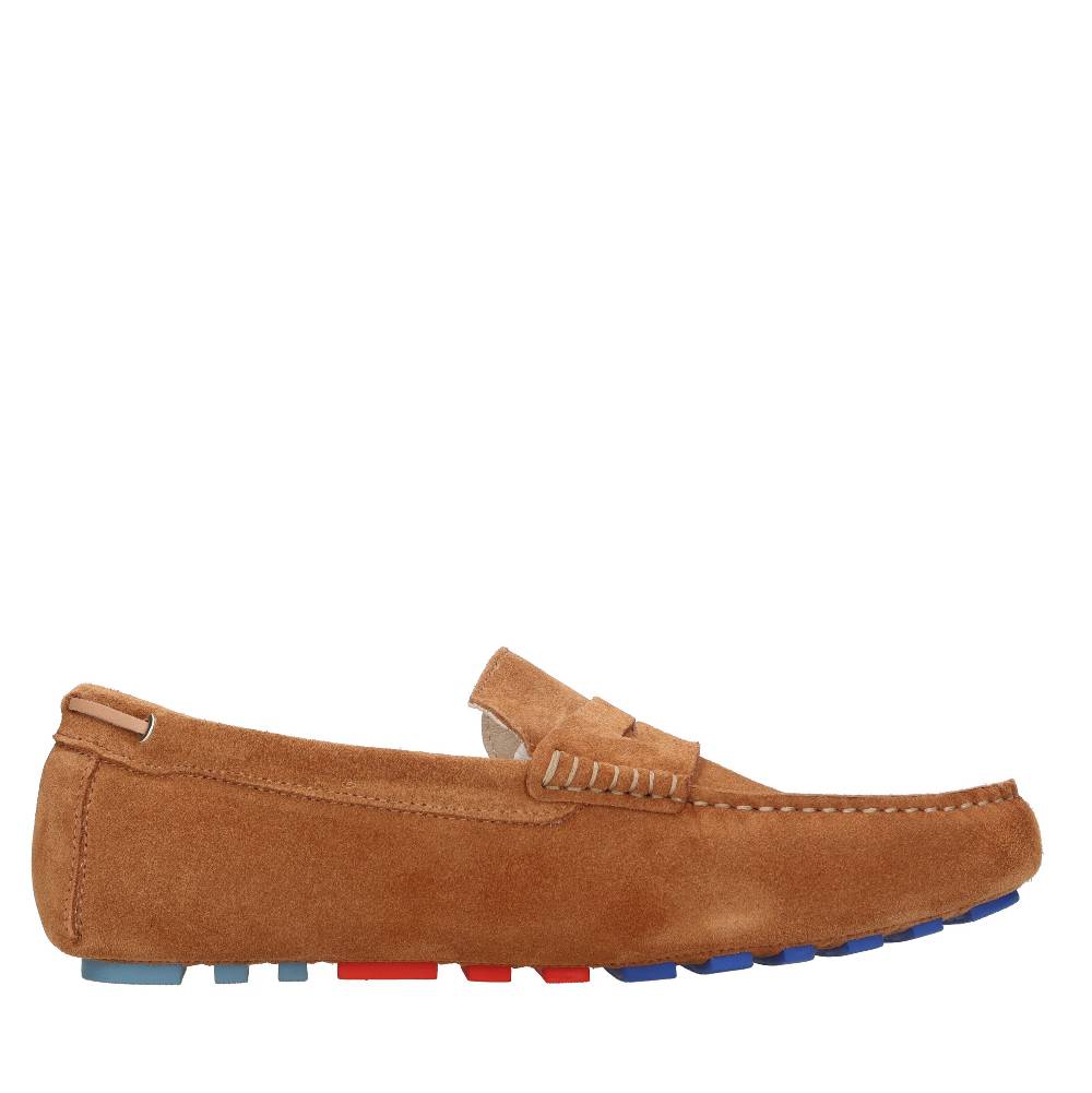 FLUCHOS Mocassini in camoscio Saldi Di Fabbrica