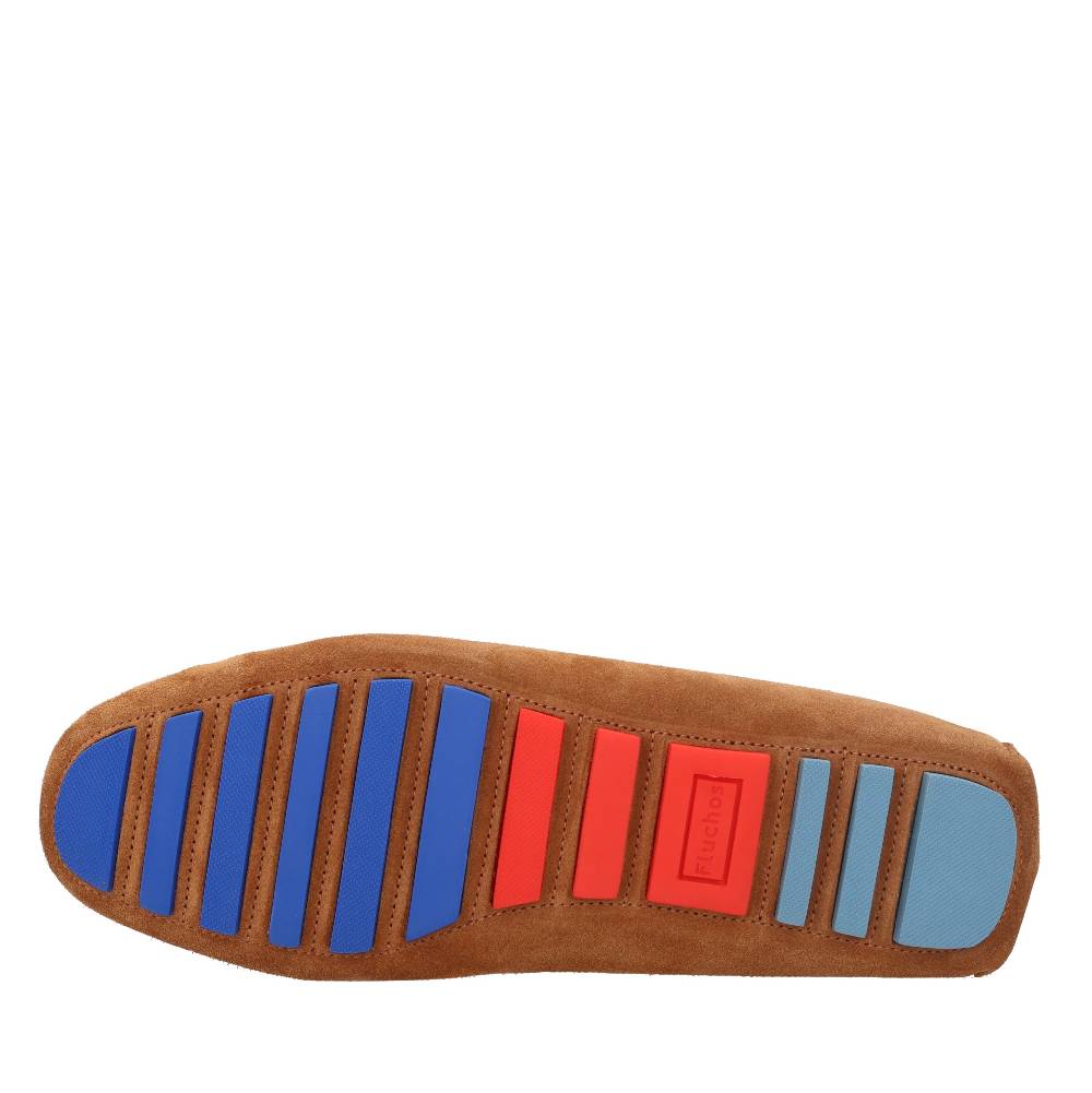 FLUCHOS Mocassini in camoscio Saldi Di Fabbrica