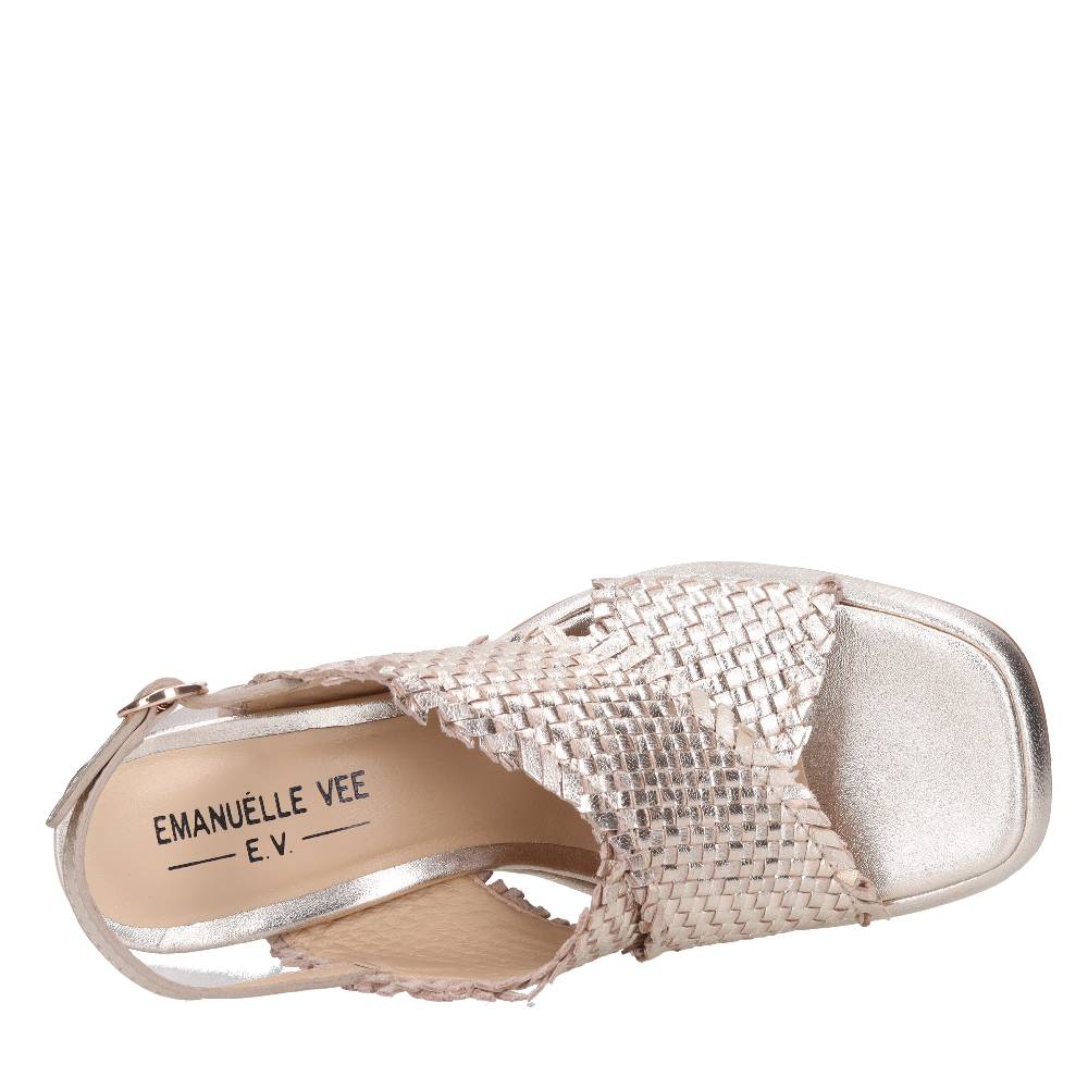 EMANUELLE VEE Sandali in pelle Offerte