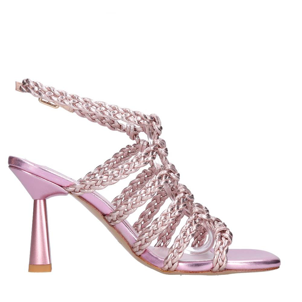 EMANUELLE VEE Sandali infradito in pelle ed ecopelle Vendita