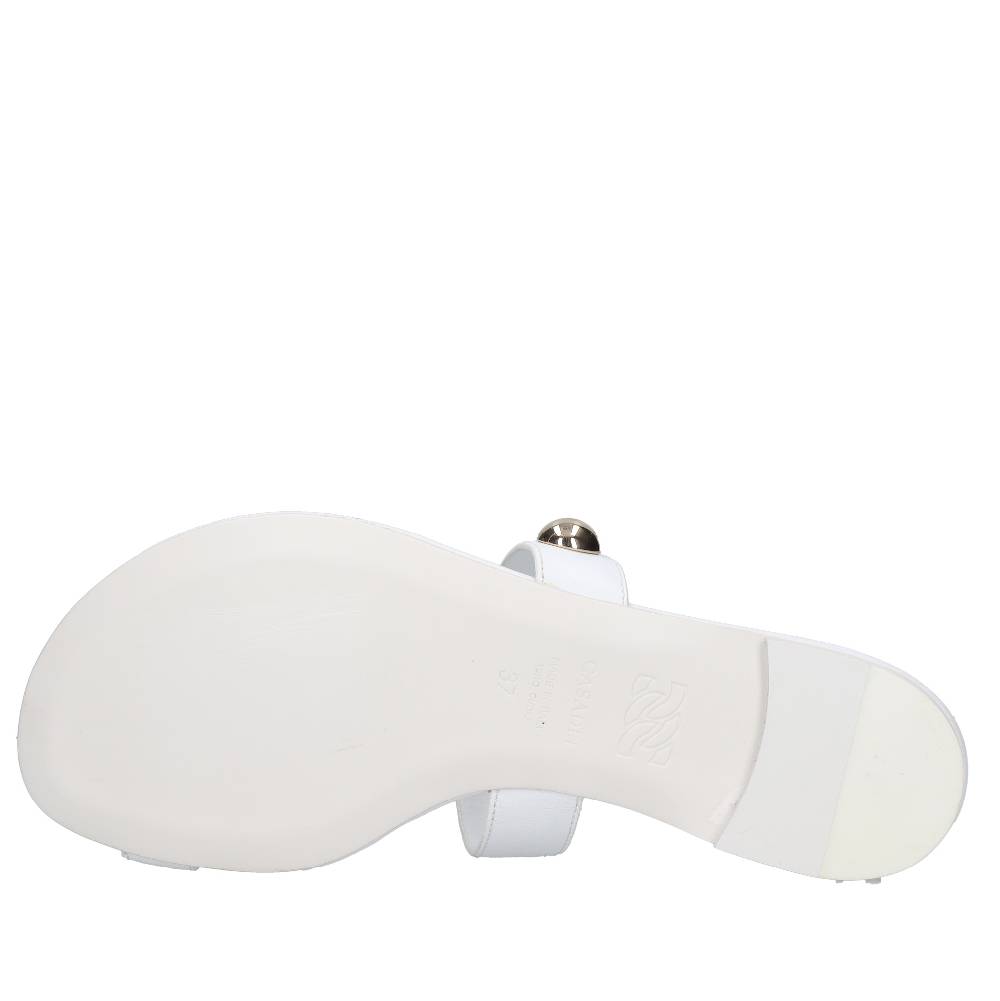 CASADEI Mules infradito in pelle Promozione Limitata