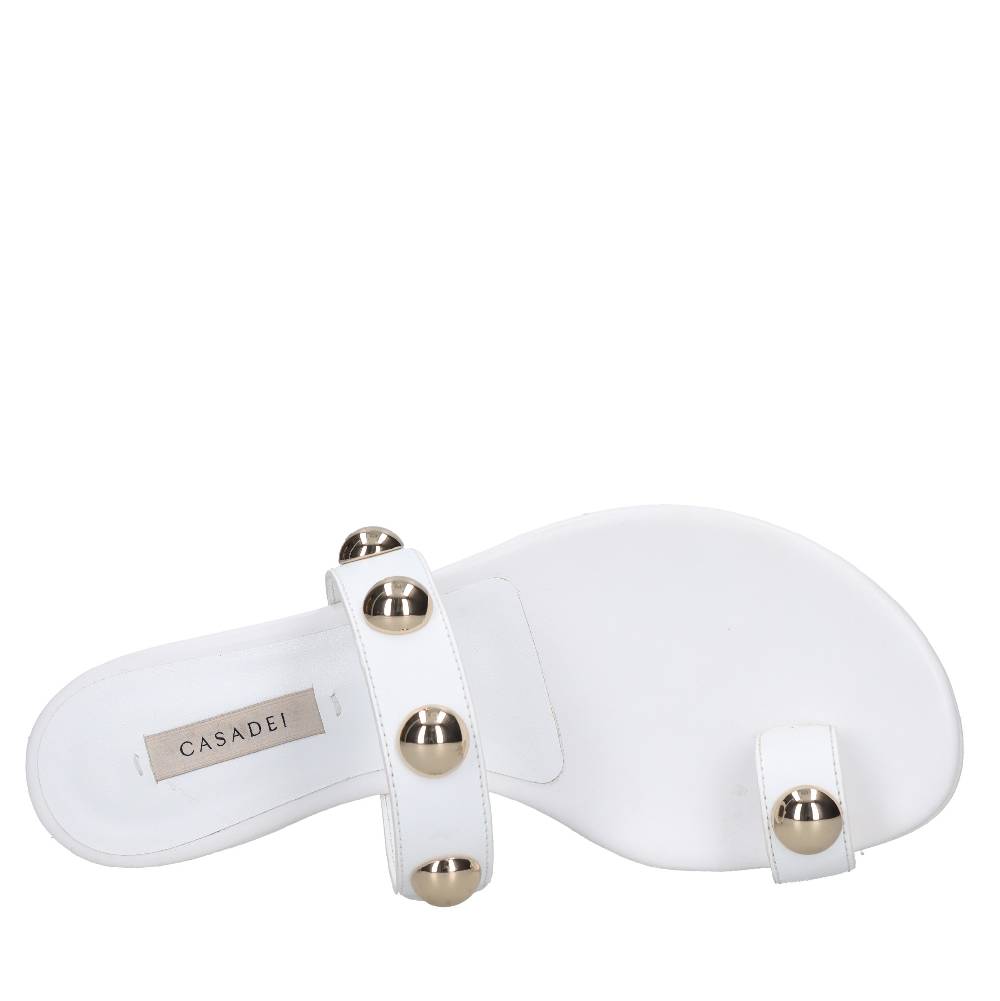 CASADEI Mules infradito in pelle Promozione Limitata