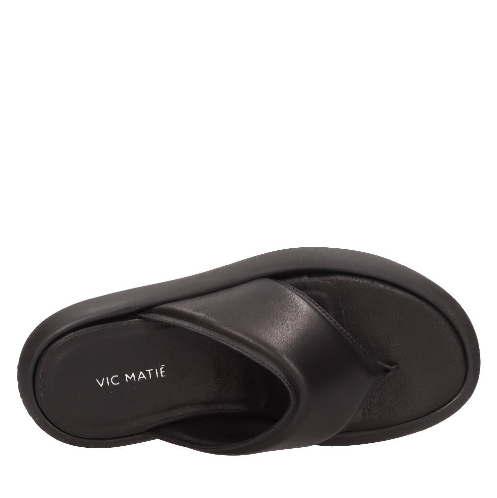 VIC MATIE Mules infradito in pelle Affare Del Giorno