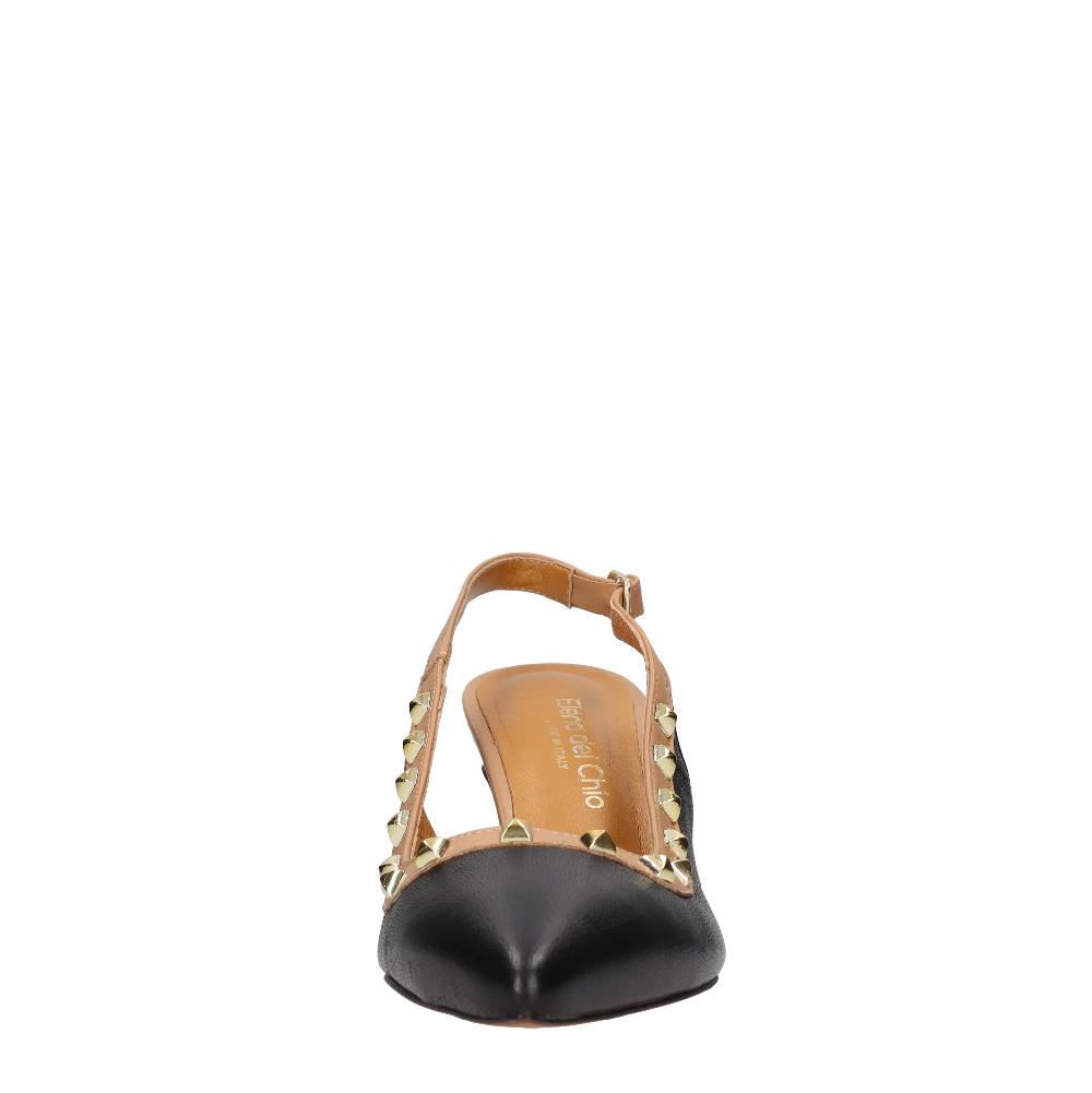 ELENA DEL CHIO Décolleté slingback in pelle Presa