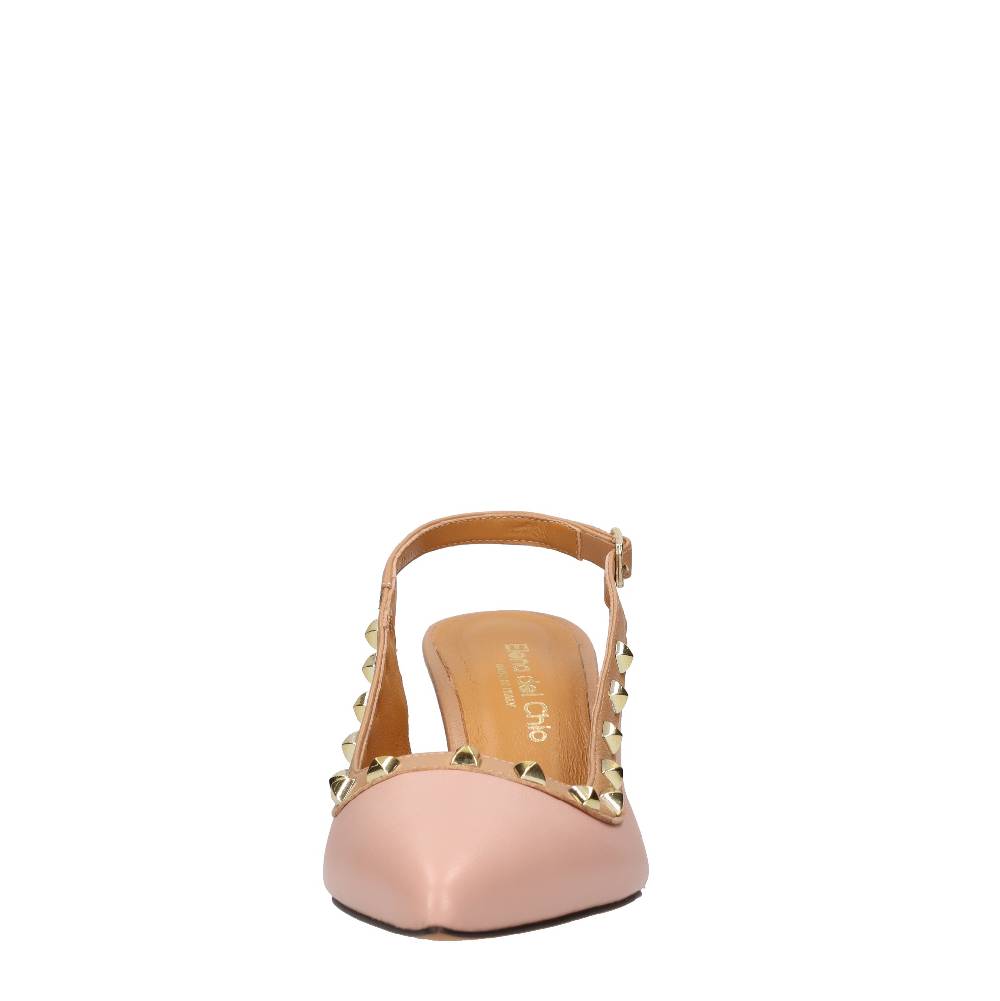 ELENA DEL CHIO Décolleté slingback in pelle Sconto
