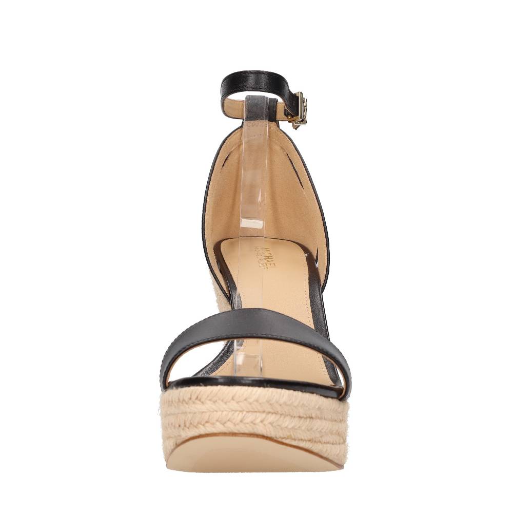 MICHAEL KORS Sandali con zeppa in pelle Offerte
