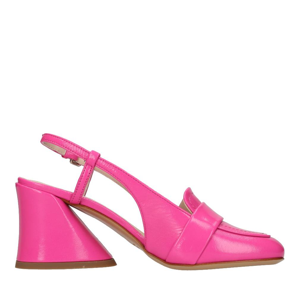 STRATEGIA Décolleté Slingback in pelle In Saldo