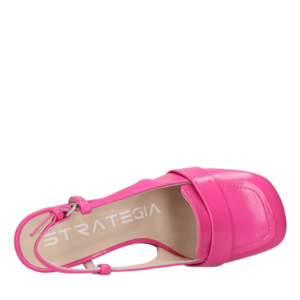 STRATEGIA Décolleté Slingback in pelle In Saldo