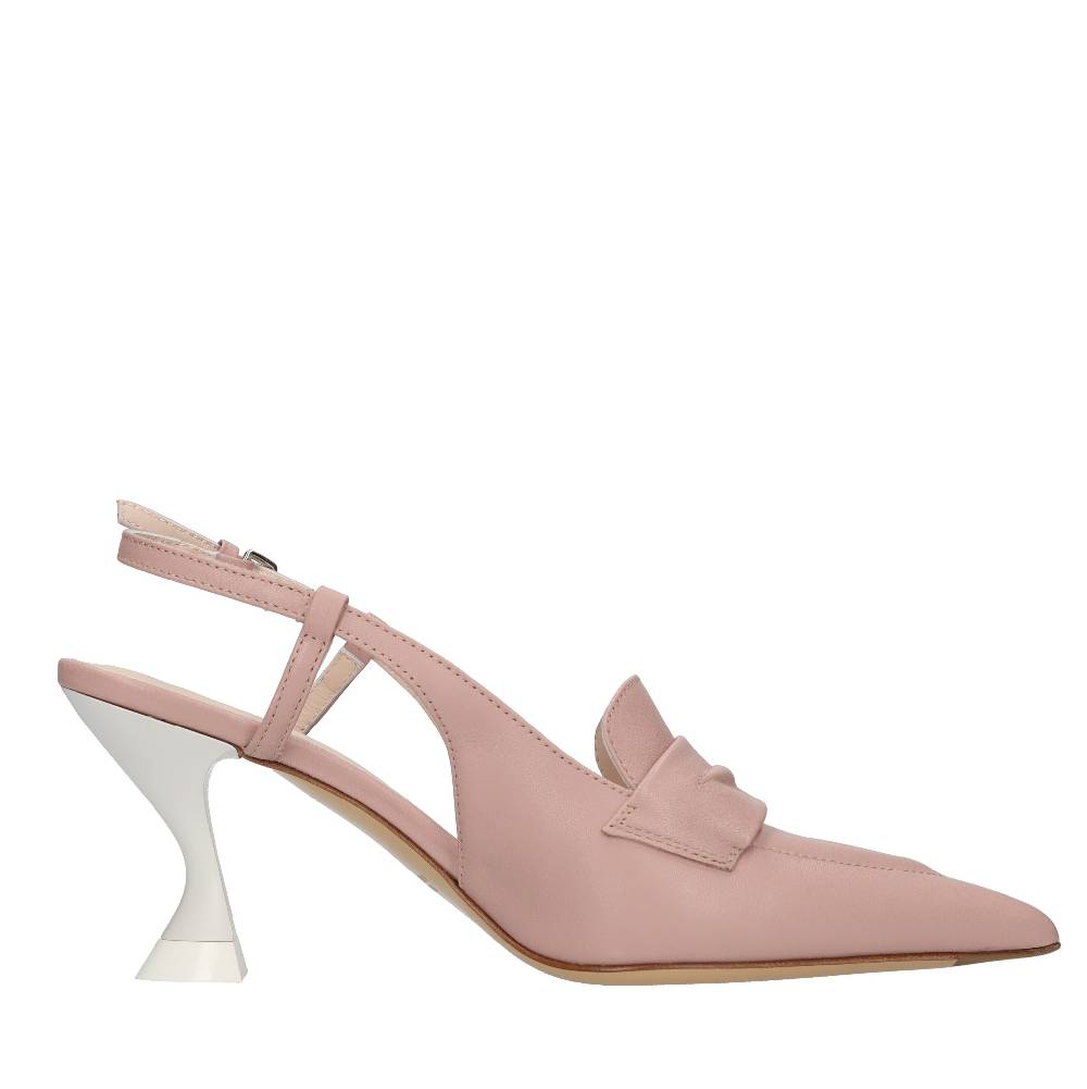 STRATEGIA Décolleté slingback in pelle Italia