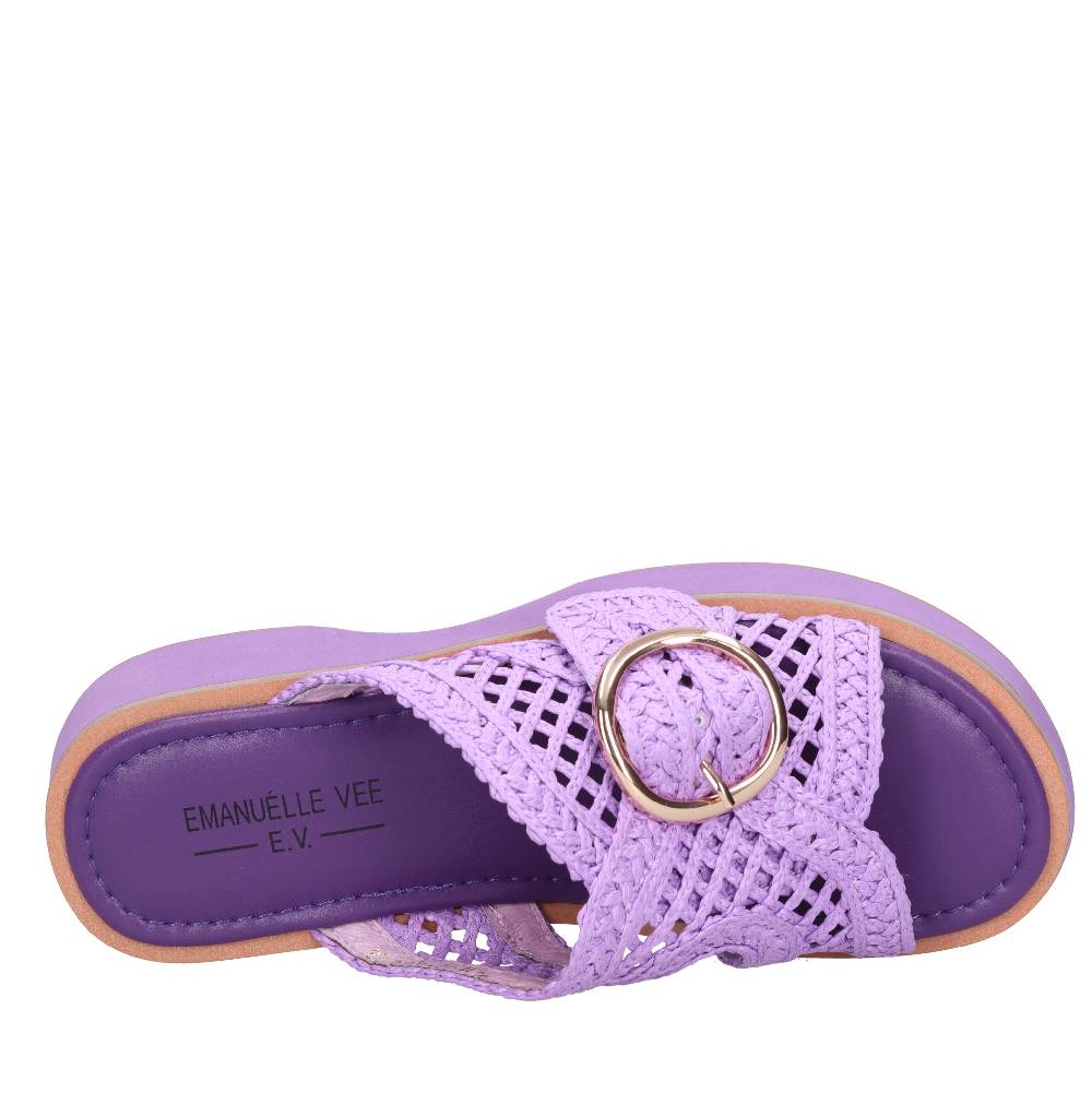 EMANUELLE VEE Mules in tessuto In Linea
