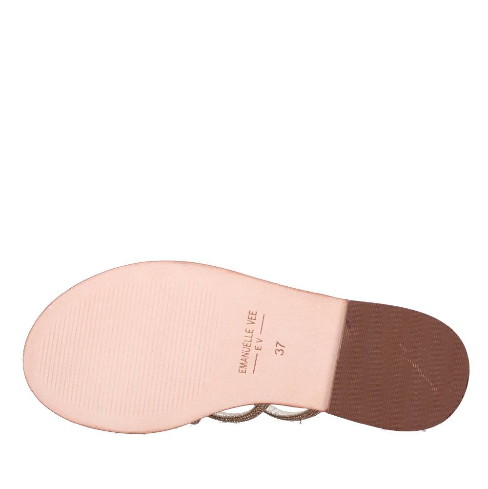 EMANUELLE VEE Mules con strass Qualità