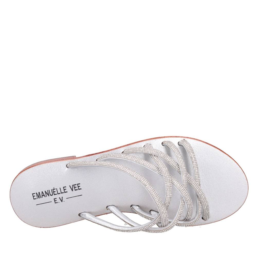 EMANUELLE VEE Mules con strass Vendita