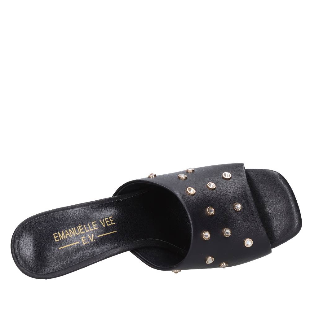 EMANUELLE VEE Mules in pelle Spedizione Gratuita