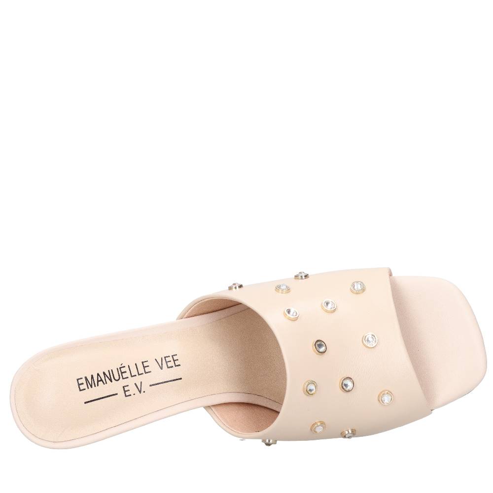 EMANUELLE VEE Mules in pelle Pezzi Unici