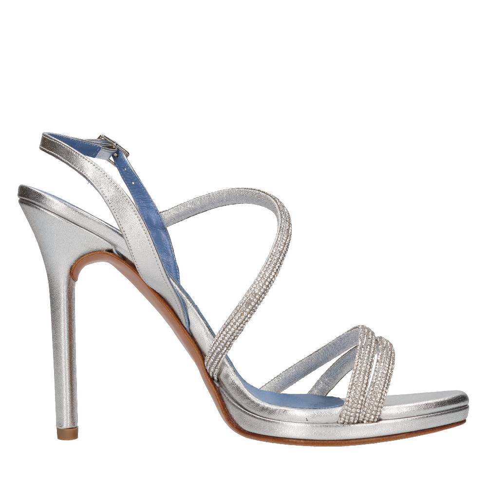 ALBANO Sandali in pelle e strass Fino Al -60%