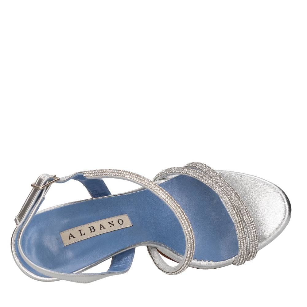 ALBANO Sandali in pelle e strass Fino Al -60%