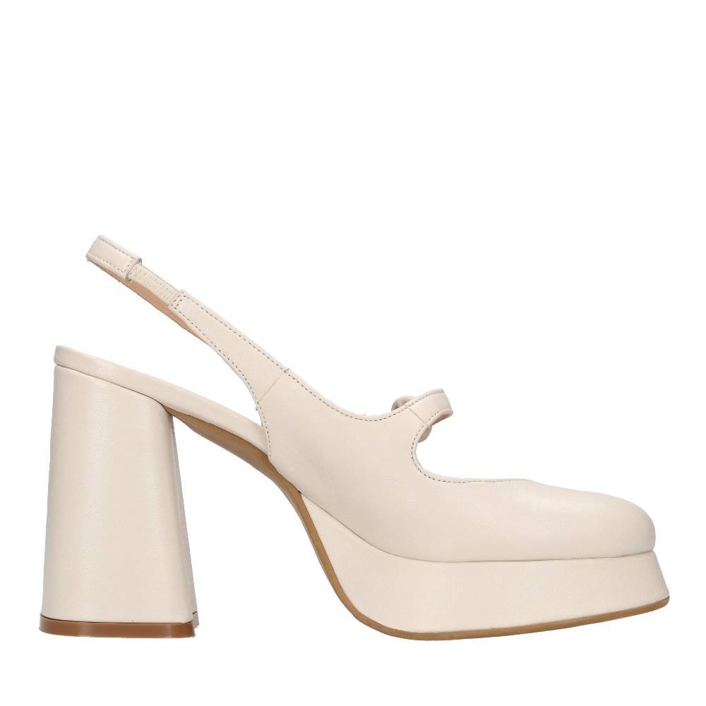 FESTA Décolleté slingback in pelle Prezzo Ridotto