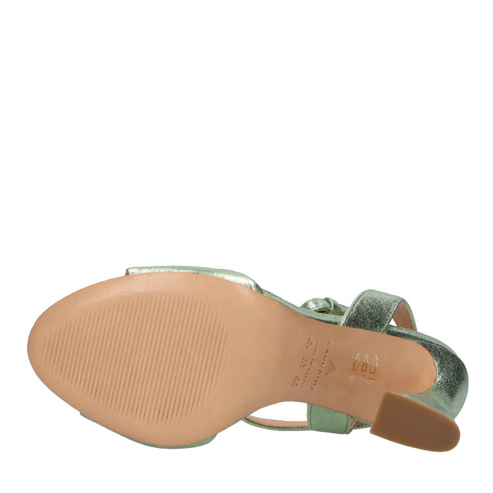 CARRANO Sandali in pelle laminata Outlet