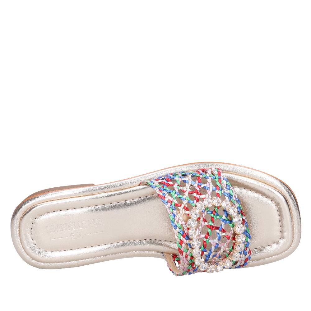 EMANUELLE VEE Mules in pelle Qualità Garantita