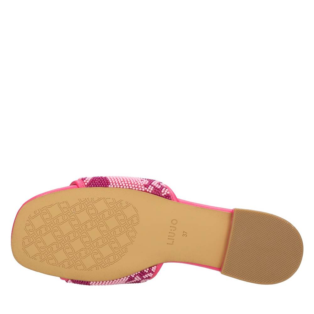 LIU JO Mules in perline ed ecopelle Outlet
