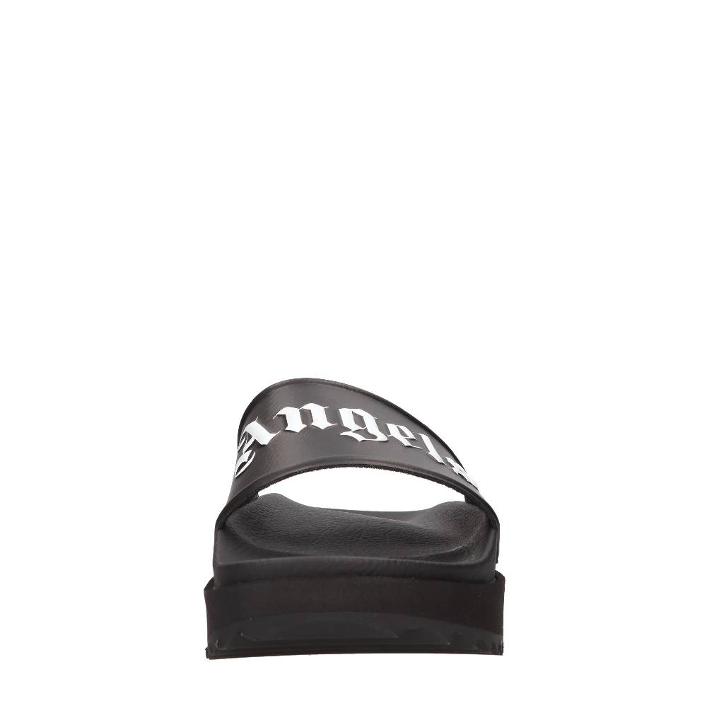 PALM ANGELS Mules in gomma e tessuto Offerte