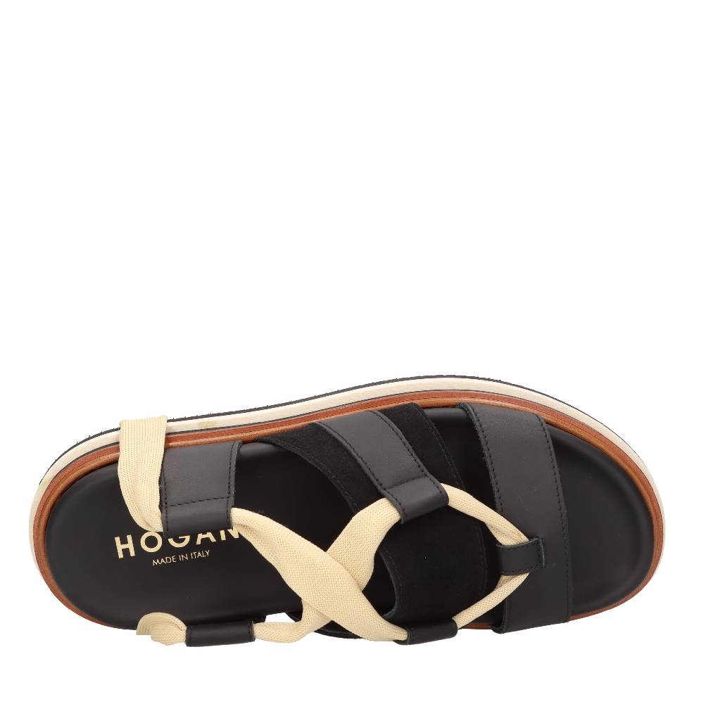 HOGAN Sandali flat in pelle Italia